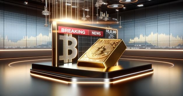 Gold Hits Record High Over $5,000 as Bitcoin Stalls
