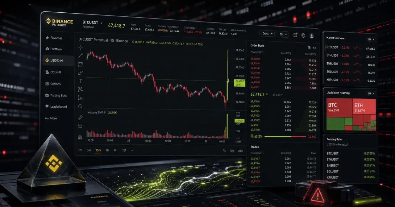 Binance's June Futures Volume Reaches $1.63 Trillion Amid Market Caution