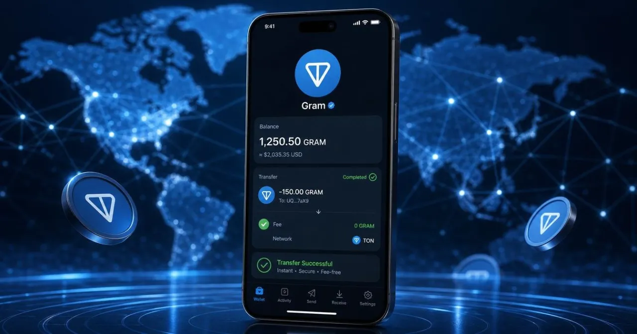 Telegram to Launch Fee-Free Gram Wallet for 1 Billion Users
