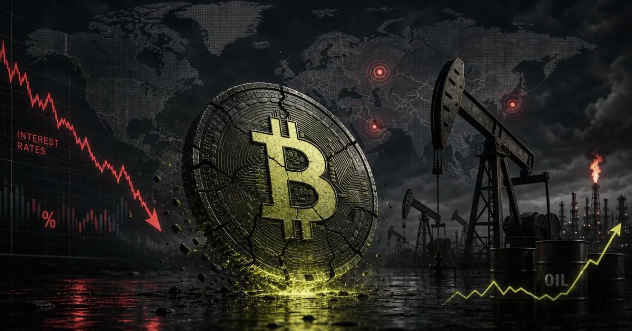 Bitcoin Faces Pressure as Oil Prices and Rates Rise